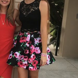 Two piece formal dress